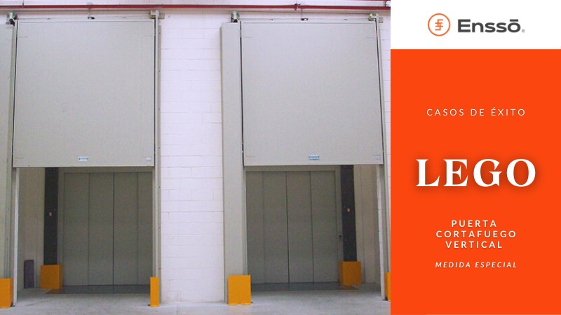 Puerta cortafuego vertical